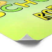Terug naar school grappige peren poster (Hoek)