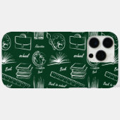 Terug naar school Groen Wit Case-Mate iPhone Case (Achterkant (horizontaal))
