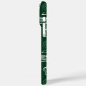 Terug naar school Groen Wit Case-Mate iPhone Case (Achterkant / Links)