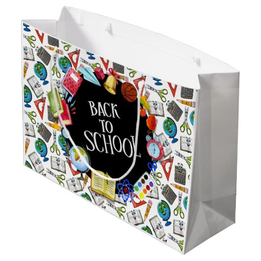 Terug naar school groot cadeauzakje (Achterkant Gekanteld)