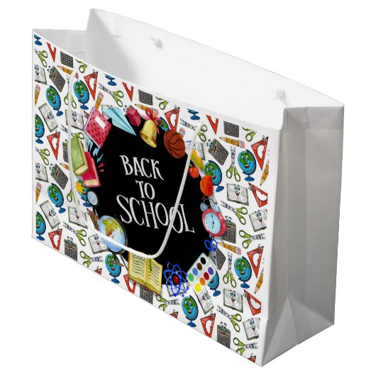 Terug naar school groot cadeauzakje (Voorkant Gekanteld)