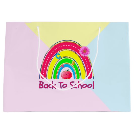 Terug naar school groot cadeauzakje (Voorkant)