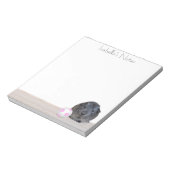 Terug naar School Guinee Roze Voetbal Aangepast Notitieblok (Linkerzijde)