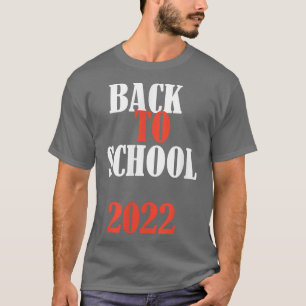 Terug naar school hallo graad terug naar school T- T-shirt