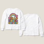 Terug naar school Hallo kleuterleidster kinderen (Voorkant /achterkant)