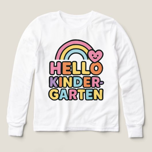 Terug naar school Hallo kleuterleidster kinderen (Voorkant)
