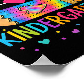 Terug naar school Hallo kleuterschool Luipaard Tie Poster (Hoek)
