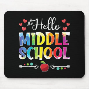 Terug naar school Hallo middelbare school Muismat