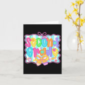 Terug naar school Hallo Tweede klas Team 2e klas B Kaart (Gele Bloem)