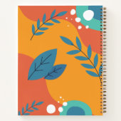 Terug naar school handgetekende lente gepersonalis notitieboek (Achterkant)