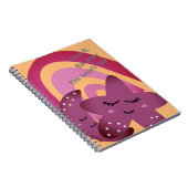 Terug naar School Happy Smile Star Moon Rainbow Na Notitieboek (Rechterzijde)