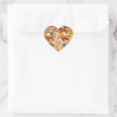 Terug naar school - hart sticker (Tas)