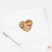 Terug naar school - hart sticker (Envelop)