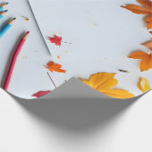 Terug-naar-school Herfst Cadeaupapier (Hoek)