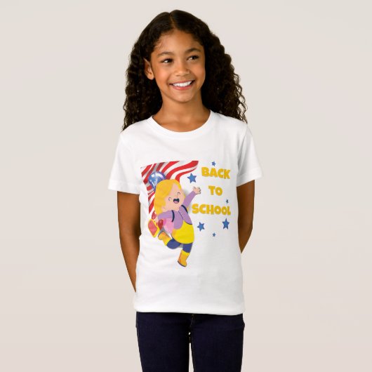 Terug naar School Hero T-shirt (Voorkant volledig)