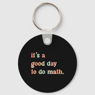 Terug naar school het is een goede dag om wiskunde sleutelhanger