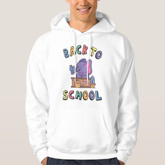 Terug naar school hoodie (Voorkant)
