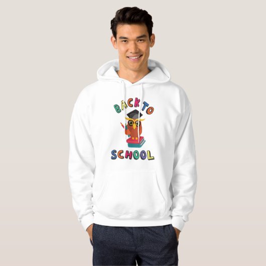 Terug naar school hoodie (Voorkant volledig)