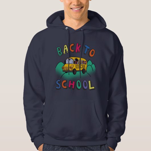 Terug naar school hoodie (Voorkant)