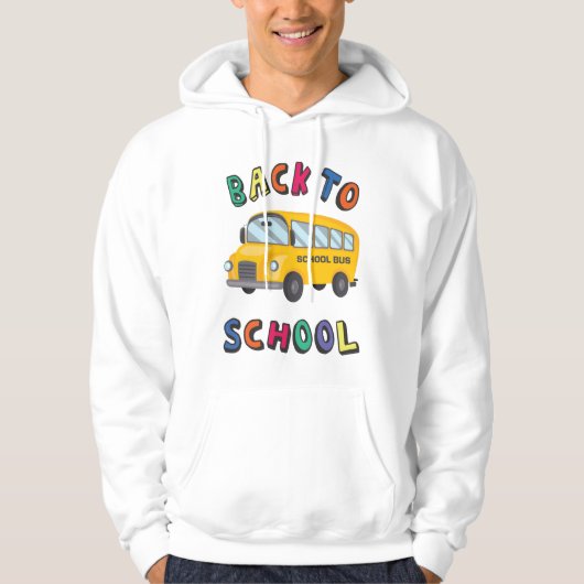 Terug naar school hoodie (Voorkant)