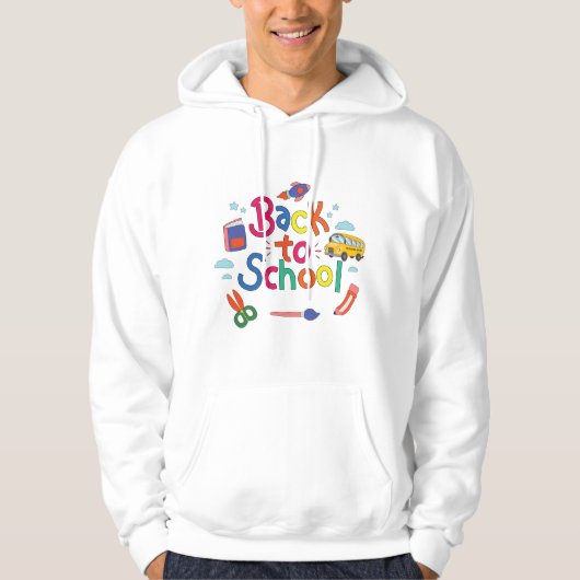 Terug naar school hoodie (Voorkant)
