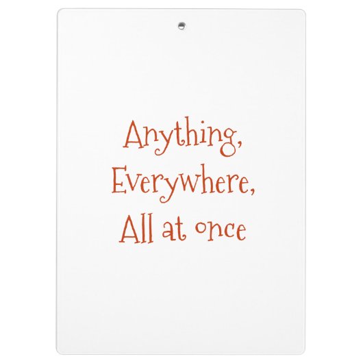 Terug naar School I Waterverf Kinder Klembord (Achterkant)