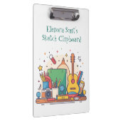 Terug naar School I Waterverf Klembord (Rechts)