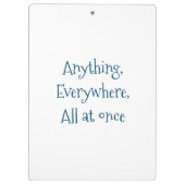 Terug naar School I Wetenschap 1 Klembord (Achterkant)