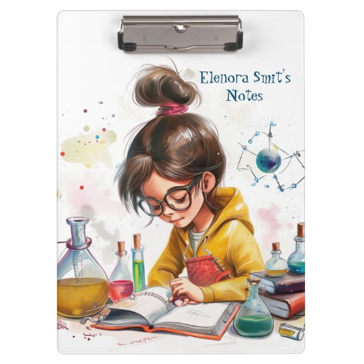 Terug naar School I Wetenschap 1 Klembord (Voorkant)