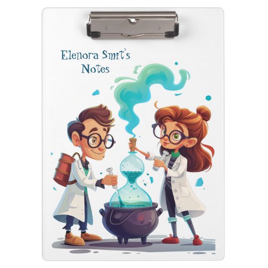 Terug naar School I Wetenschap 6 Klembord (Voorkant)