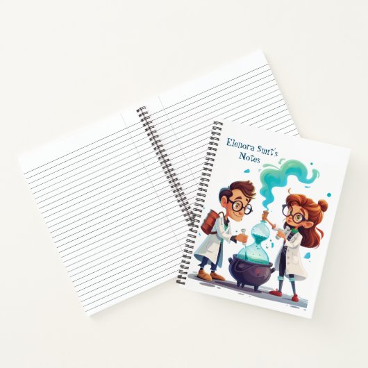 Terug naar School I Wetenschap 6 Notitieboek (Binnen)