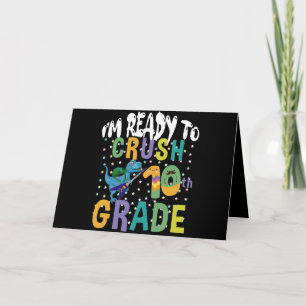 Terug naar school ik ben klaar om de 10e klas te v kaart