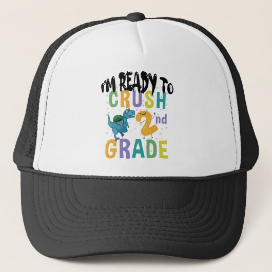 Terug naar school ik ben klaar om de 2e klas Dino Trucker Pet (Voorkant)