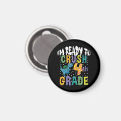 Terug naar school ik ben klaar om de 4e klas te ve magneet (Voorkant / Achterkant)