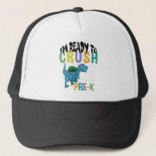Terug naar school Ik ben klaar om de kleuterklas t Trucker Pet