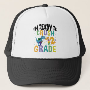 Terug naar school ik ben klaar om het 12e leerjaar trucker pet