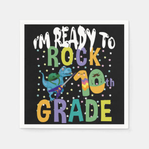 Terug naar school ik ben klaar om te rocken 10e le servet