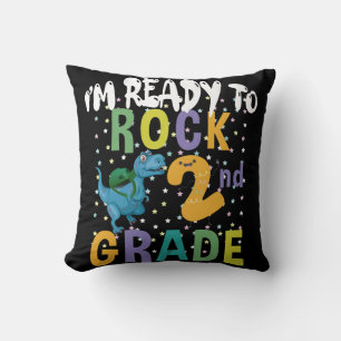 Terug naar school ik ben klaar om te rocken 2e lee kussen