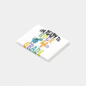 Terug naar school ik ben klaar om te rocken 4e lee post-it® notes (Schuin)
