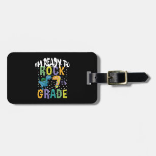 Terug naar school ik ben klaar om te rocken 7e lee bagagelabel