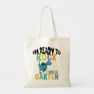 Terug naar school Ik ben klaar om te rocken Pre-K  Tote Bag