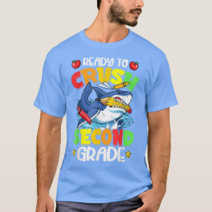 Terug naar school Im klaar om de tweede graad te v T-shirt