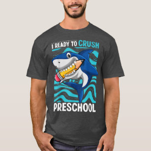 Terug naar school Im Klaar om voorschoolse haai B  T-shirt