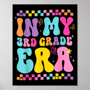 Terug naar school in het tijdperk van de derde kla poster