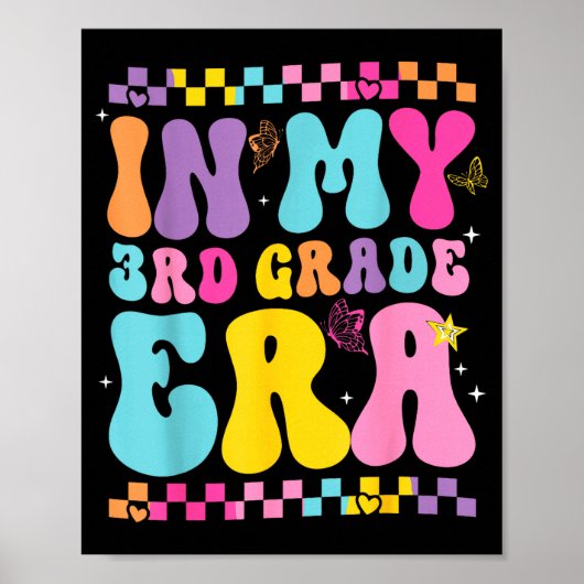 Terug naar school in het tijdperk van de derde kla poster (Voorkant)