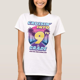 Terug naar school in stijl 9e klas meisje t-shirt