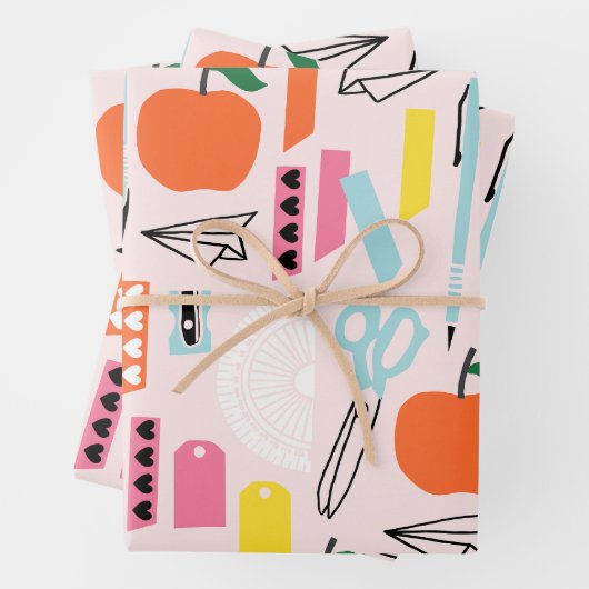 Terug naar school inpakpapier (In situ)