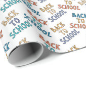 Terug naar school inpakpapier, cadeaupapier voor s (Rol Hoek)