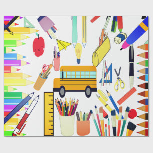 Terug naar school inpakpapier voor de beste Kinder