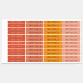 Terug naar school jongen en meisje kleurcode skinn labels (Vel)